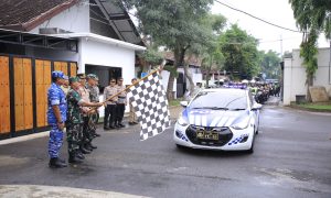 ‘Tancap Gas’, TNI-Polri Gelar Patroli di Wilayah Kabupaten Madiun