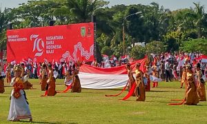 Peringatan HUT RI, Pemkot Madiun Kibarkan Ratusan Bendera Merah Putih
