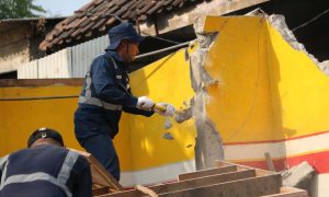 KAI Daop 7 Madiun Lakukan Sterilisasi dan Pelestarian Bangunan Stasiun Pagotan