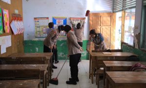 Hari Jadi ke-76, Polwan Polres Madiun Gelar Baksos dan Bakrili