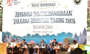 Rakor Kesiapan Penyelenggaraan Pilkada Serentak Tahun 2024
