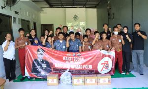 HUT Humas Polri, Polres Madiun Berbagi dengan Anak Panti Asuhan