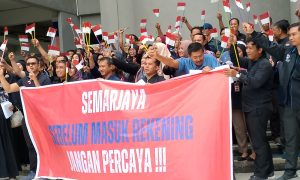 Tak Kunjung Cair, Sejumlah Dosen PNM Gelar Aksi Tuntutan Tukin