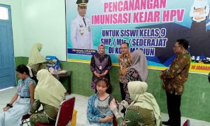 Tekan Angka Kematian, Kota Madiun di Target 1.911 Siswi Telah di Vaksin HPV