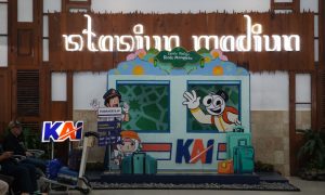 Inilah 4 Stasiun Wilayah Daop 7 Madiun dengan Dekorasi Tematik