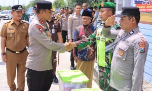 Arus Mudik 2025, Kapolda Jatim Tinjau Pos PAM Dumpil Exit Tol Madiun