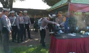 Ketupat Semeru 2025, Polres Madiun Musnahkan Hasil Operasi Pekat