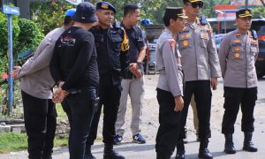 Polres Madiun Jamin Keamanan Halal Bihalal PSHW Tunas Muda