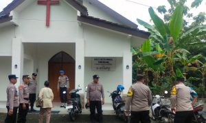 Deteksi Dini, Polres Madiun Sterilisasi Tempat Ibadah Umat Kristiani